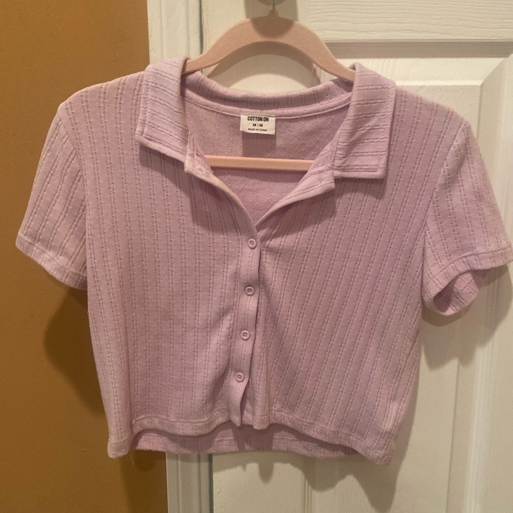 COTTON ON lavender top